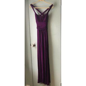 Bijou Bijou Maxi dress purple strappy size 4 new with tags